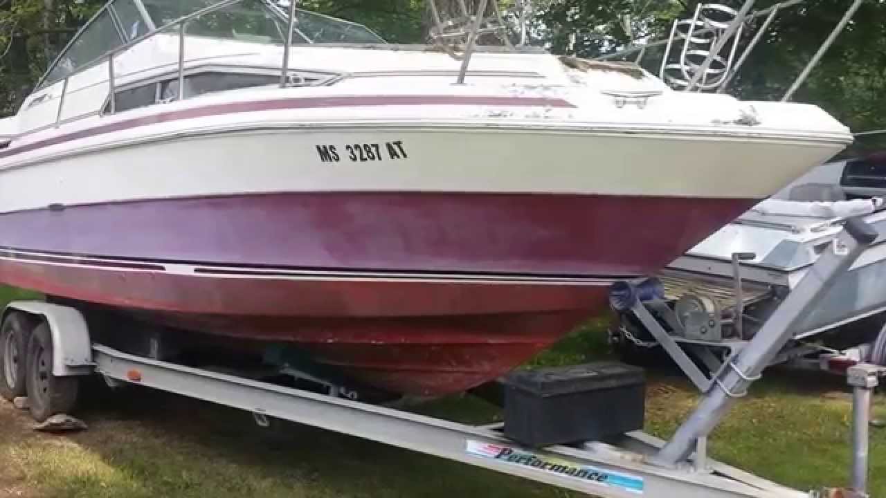 1986 Sea Ray Sundancer 250 Tour After Pickup