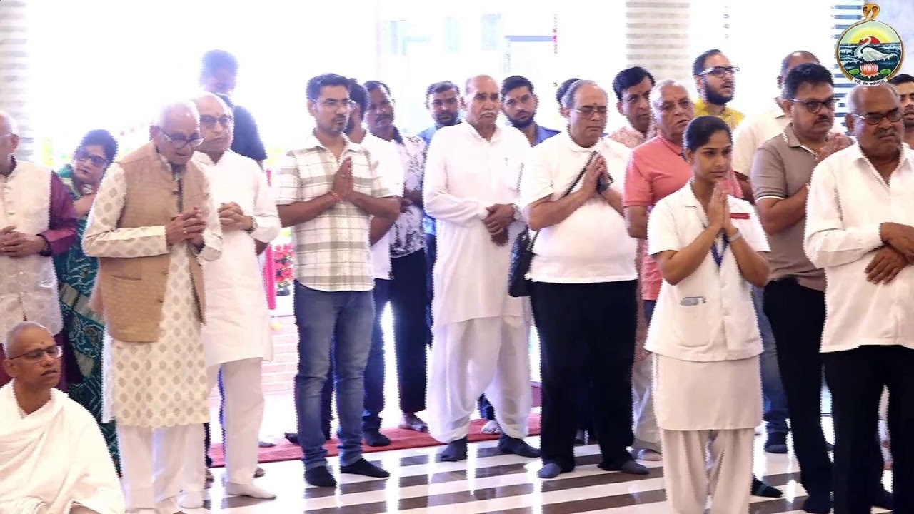 Consecration of the NAND KISHOR SOMANI ONCOLOGY BLOCK by SRIMAT SWAMI GAUTAMANANDAJI MAHARAJ