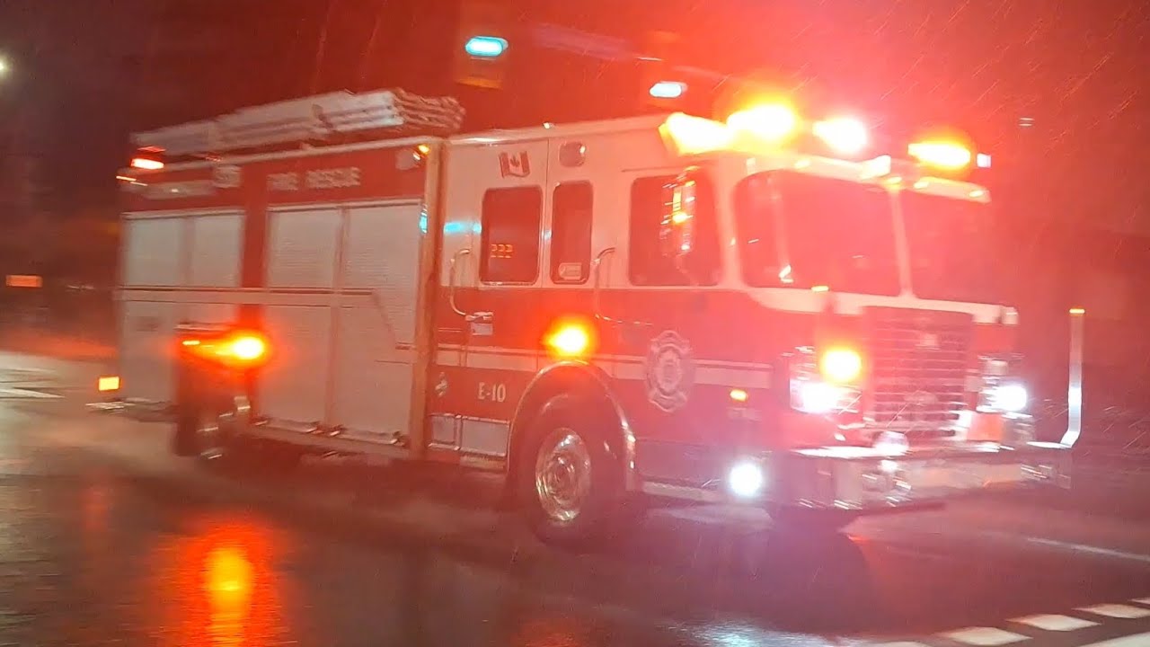 Abbotsford Fire - Engine 10 (Spare R1) Responding