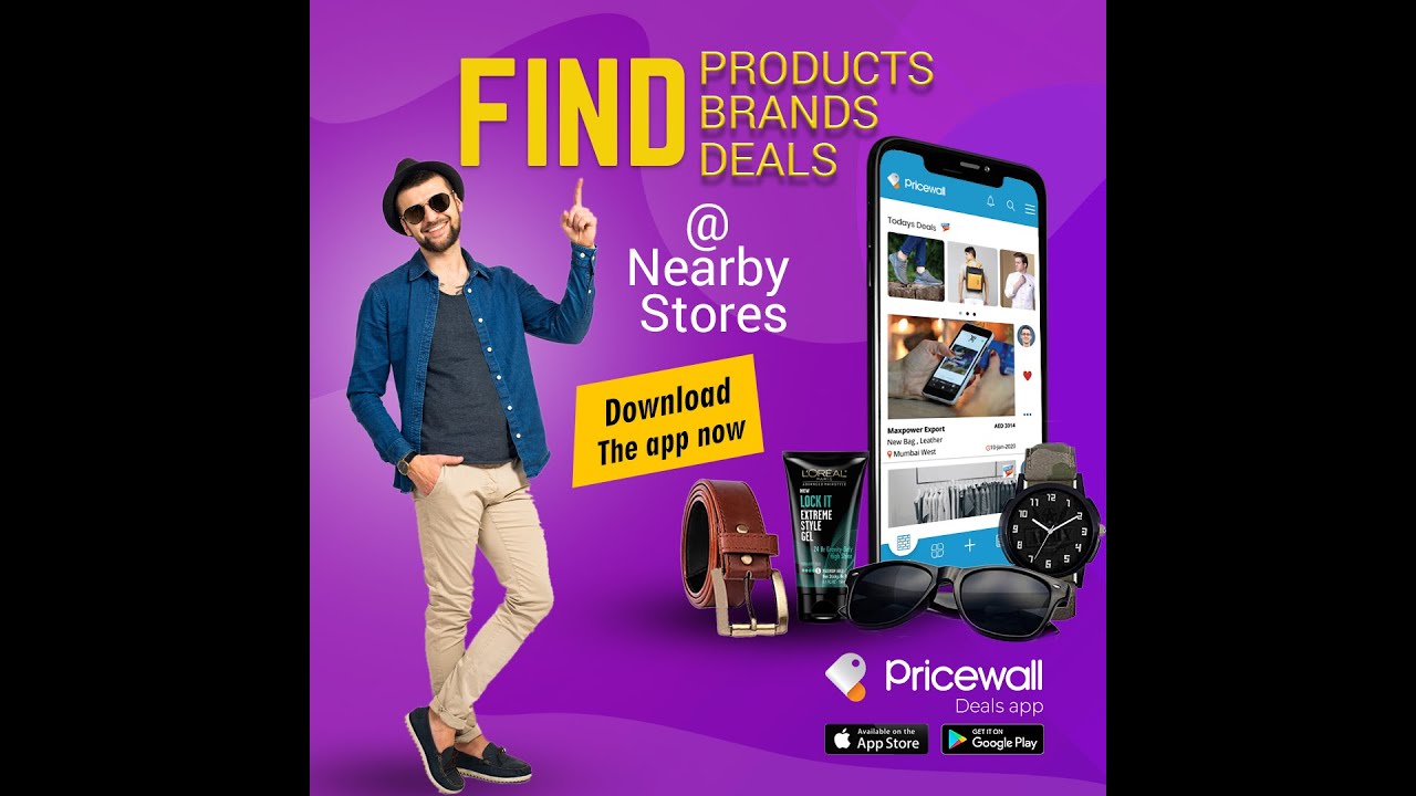 PriceWall Deals app -Find products, deals, shops at nearby you (English Version )
