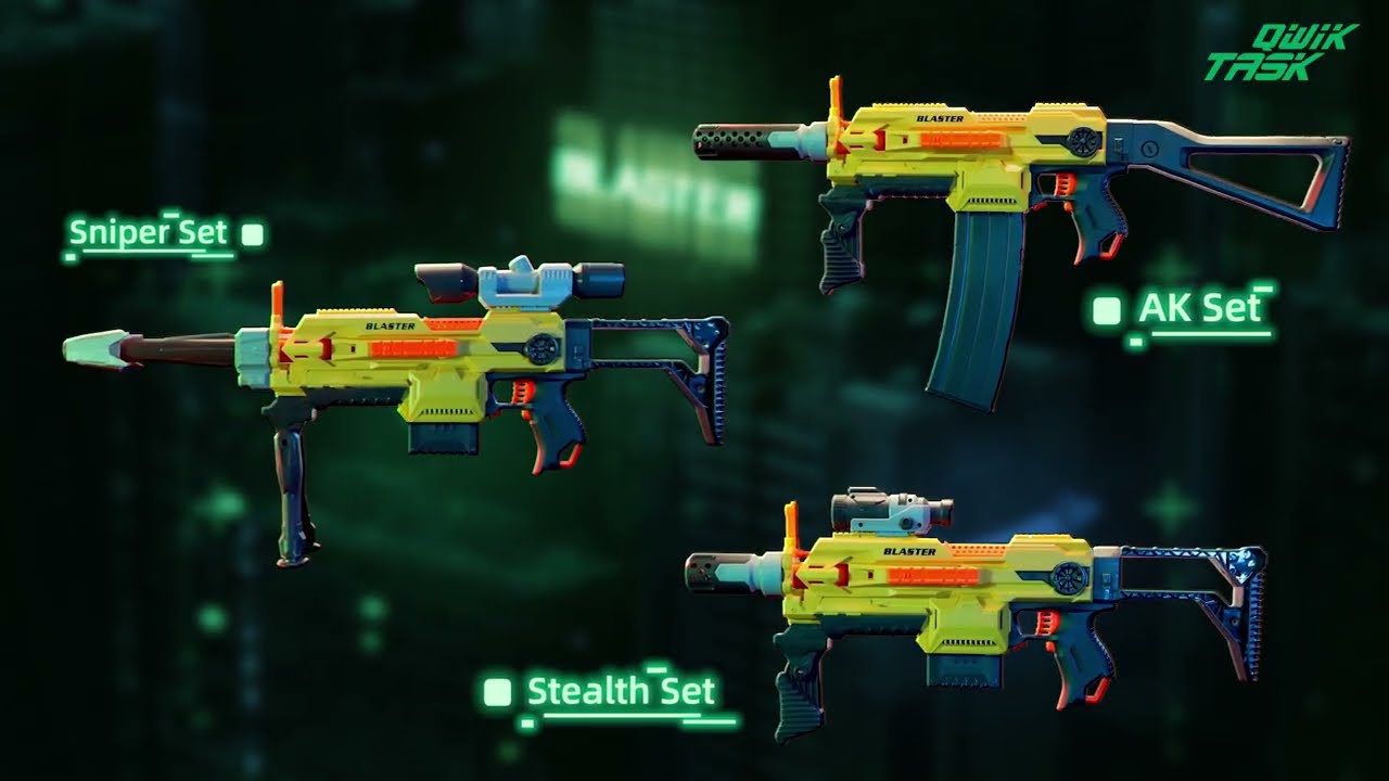 #nerf  TASKQWIK Dart Blaster DIY Accessories Kit Compatible with Nerf N-Strike and Modulus