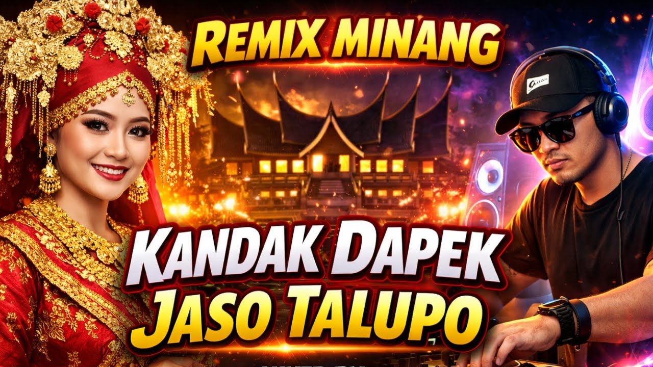 DJ KANDAK DAPEK JASO TALUPO LAGU REMIX MINANG FULL BASS  