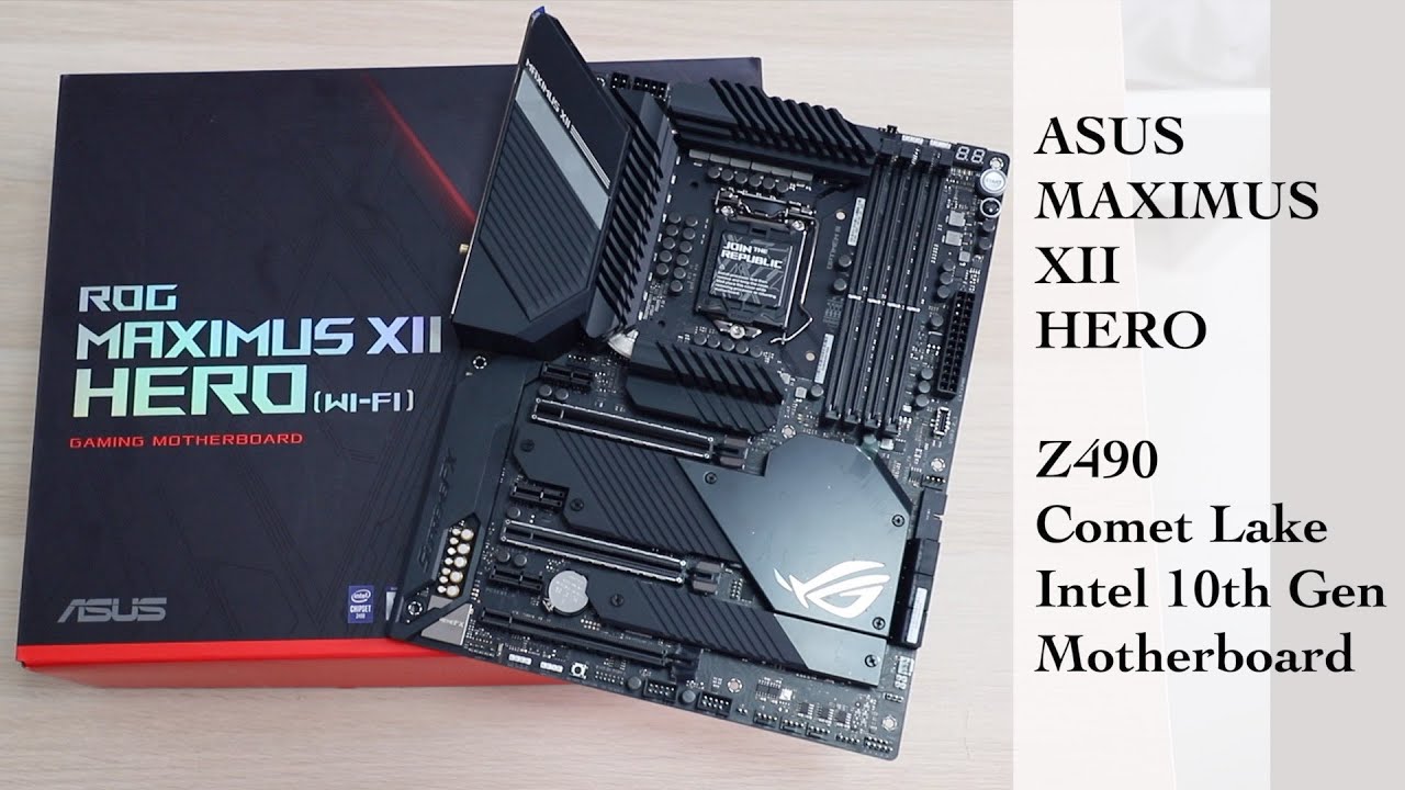 Z490 ASUS ROG MAXIMUS XII HERO MOTHERBOARD - The Best Gaming Motherboard for Comet Lake?