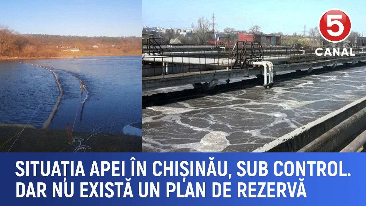 Situația apei în Chișinău, sub control. Dar nu există un plan de rezervă