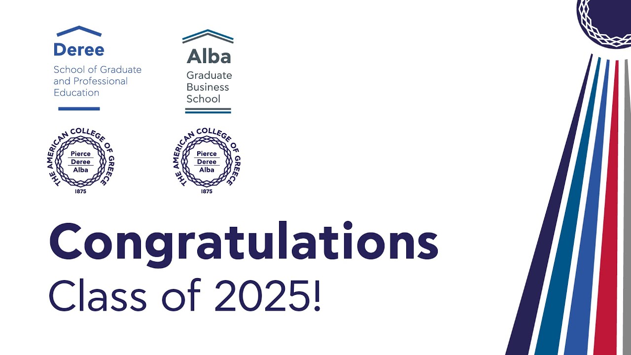 Deree and Alba Commencement Ceremony 2025
