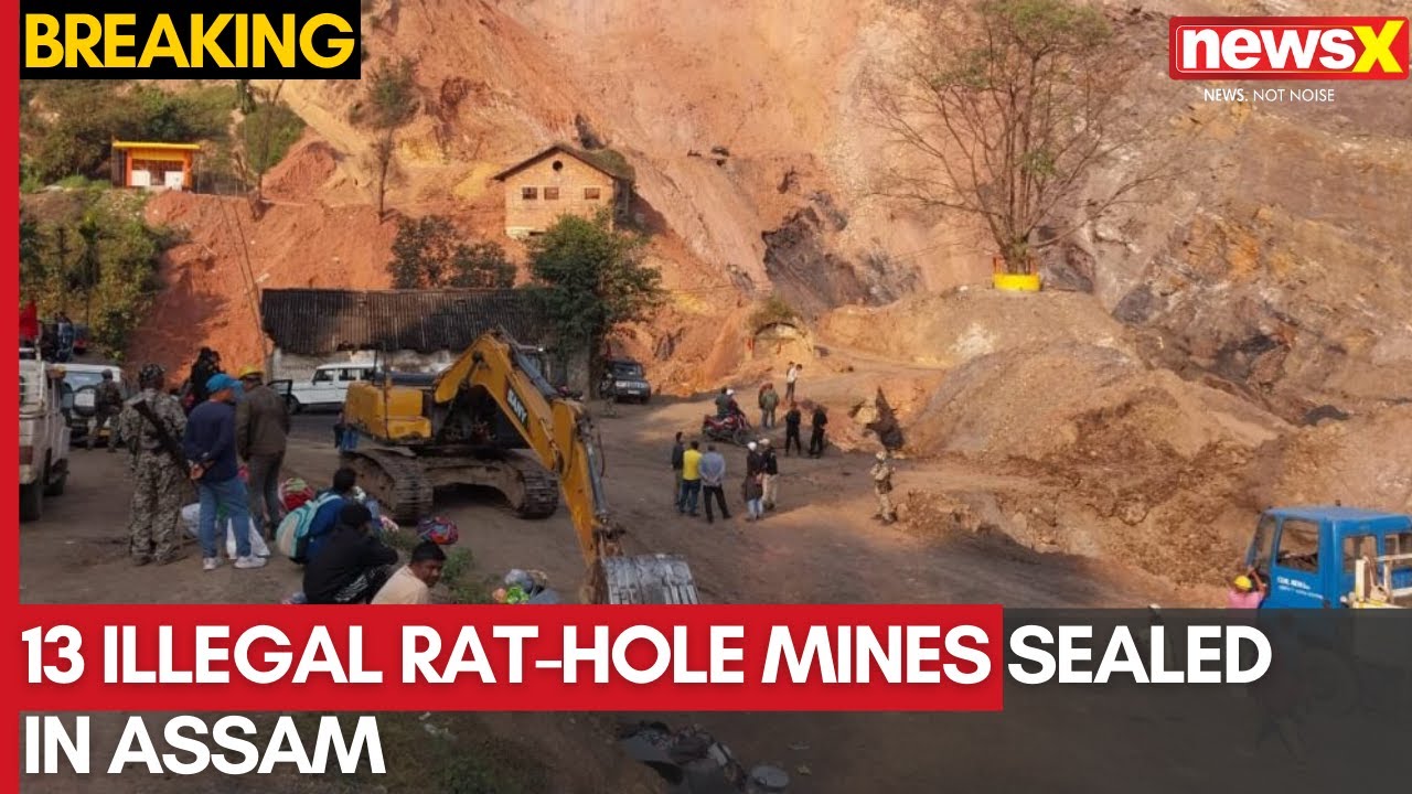 Assam Coal Mine:13 Illegal Rat-Hole Mines Sealed in Assam | 3 Miners Detained in Operation | NewsX