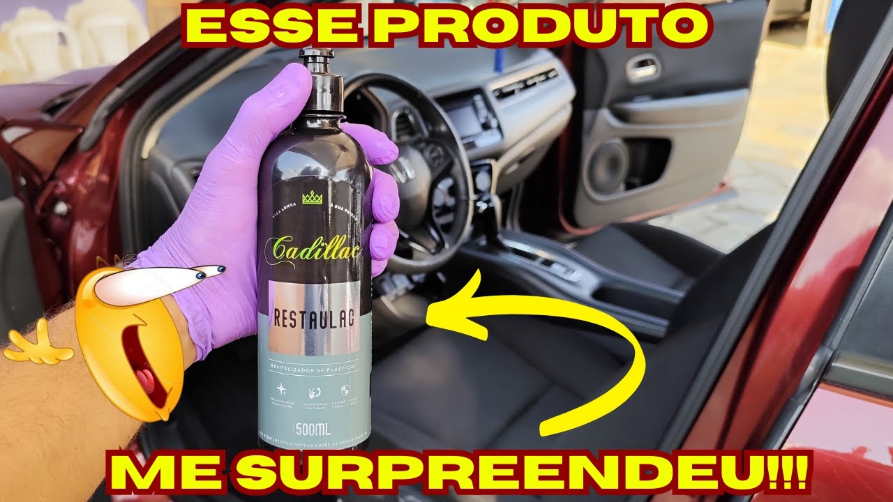 🧴 RESTAULAC CADILLAC É BOM MESMO? TESTEI NO HONDA HR-V E O RESULTADO FOI SURPREENDENTE! 🚘💦