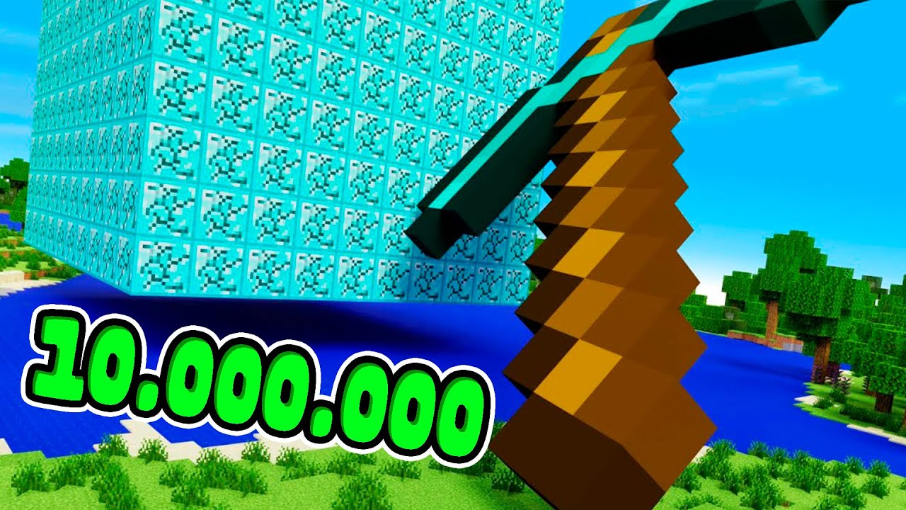 MINECRAFT pero HE MINADO 10.000.000 de BLOQUES