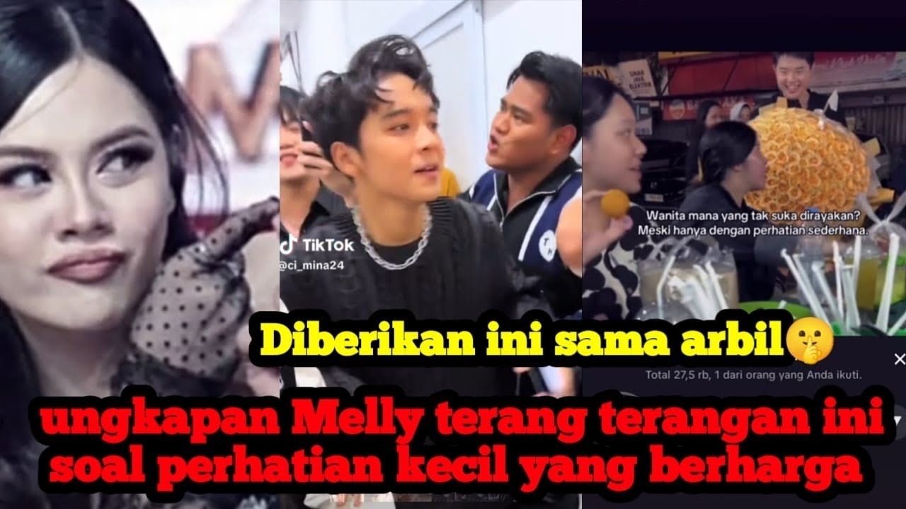 DIBERIKAN INI SAMA ARBIL KAH ⁉️ Melly Ungkapkan betapa bahagianya 🤫