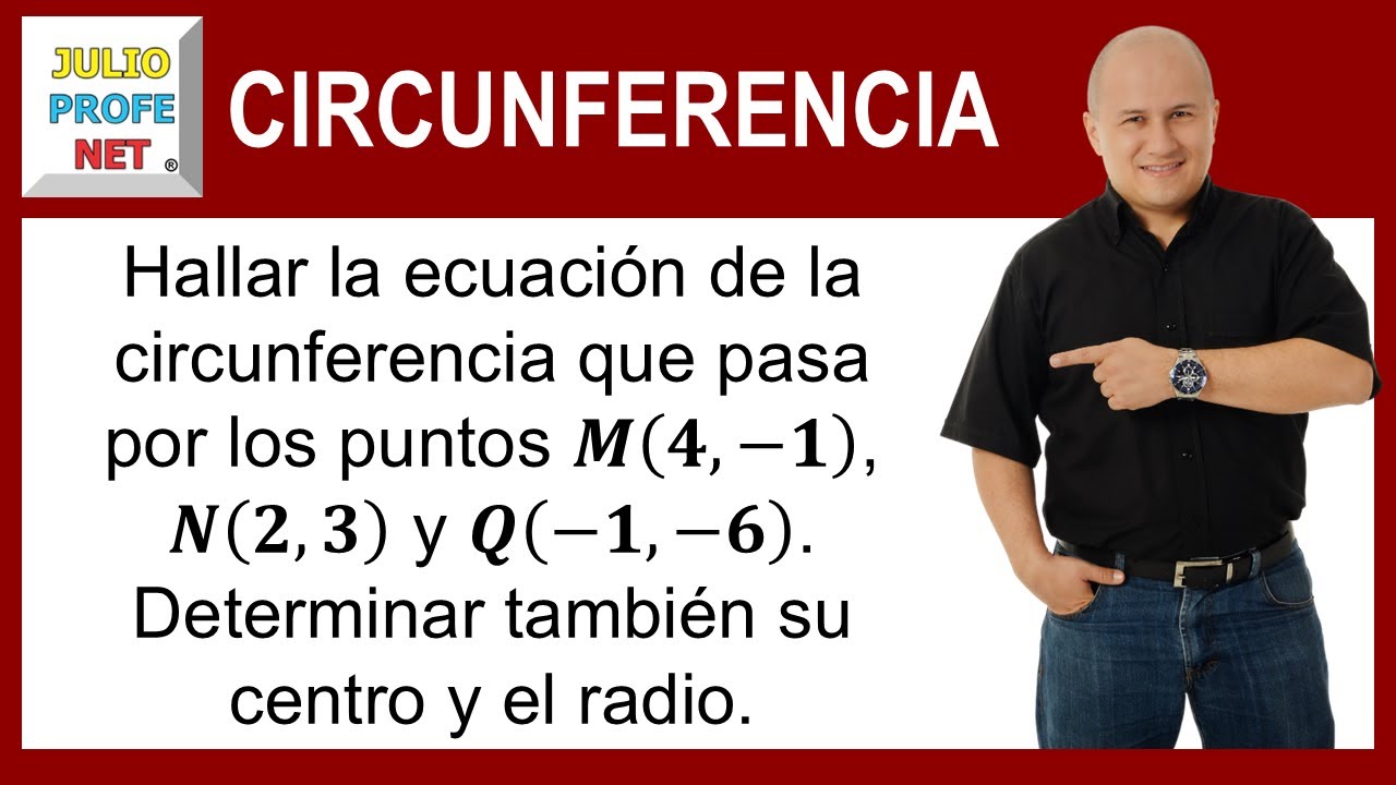 Ejercicio 5 de Circunferencia