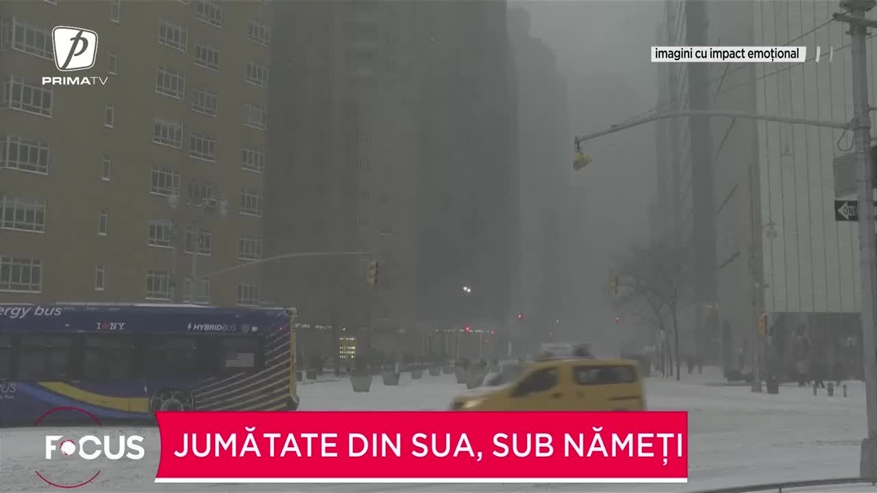 Fenomene meteo extreme în lume. Jumătate din SUA, sub nămeți