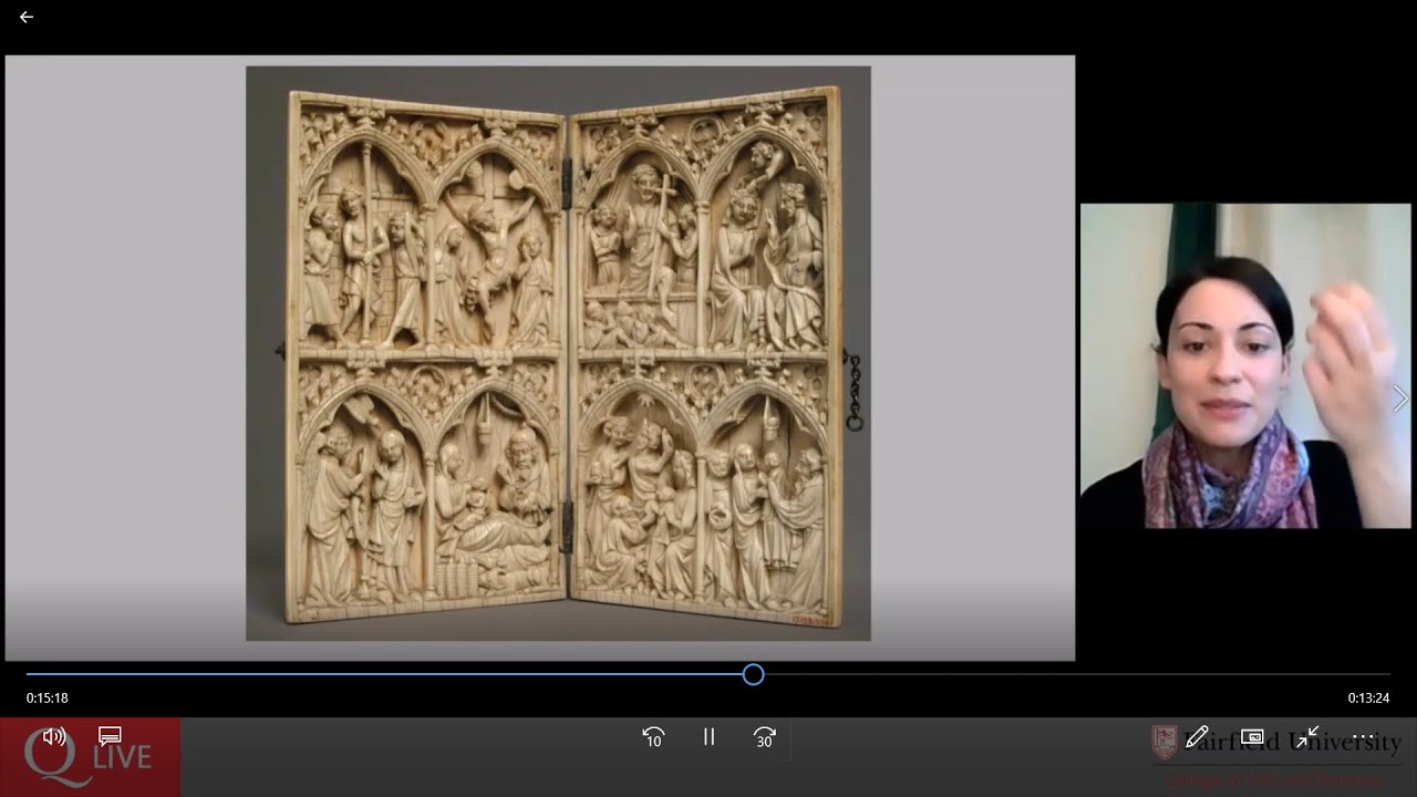 Art in Focus: 14th century ivory diptych