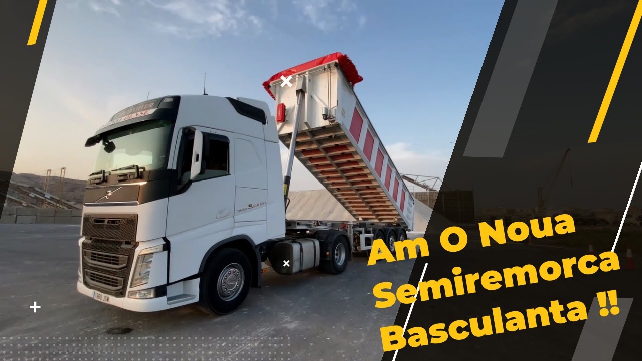 Am o Noua Semiremorca Basculanta❗️de Aluminiu si Polietileno ❗️