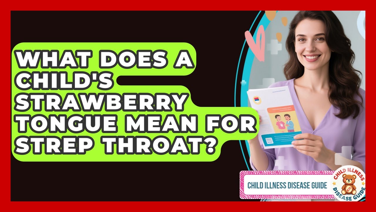 What Does A Child's Strawberry Tongue Mean For Strep Throat? - Child Illness Disease Guide