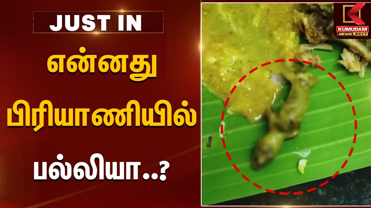 Lizard in Biryani | என்னது பிரியாணியில் பல்லியா..? | RS Puram Coimbatore Biryani | Kovai Biryani