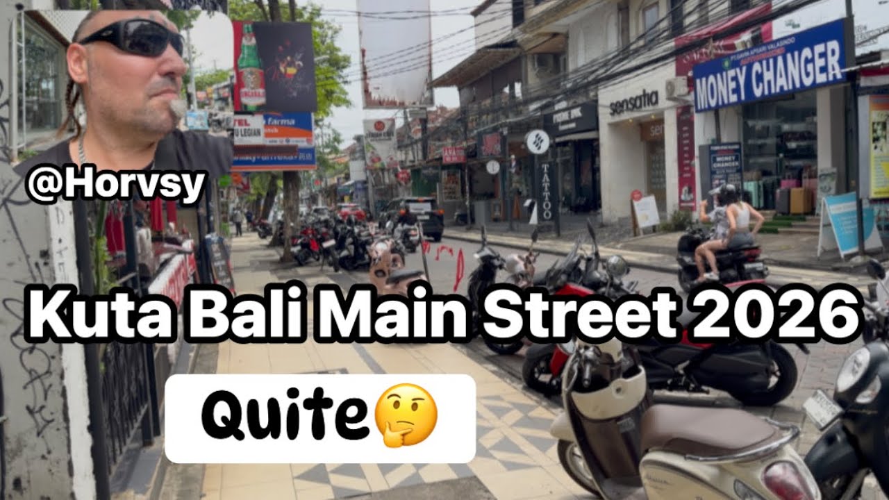 Bali Holiday Kuta Main Street January 2026😎