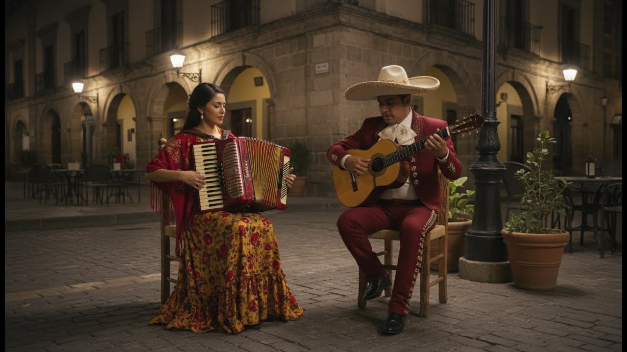 Cuando Calla el Mundo: Mariachi de México y Recuerdos Antiguos | Guitarra y Acordeón