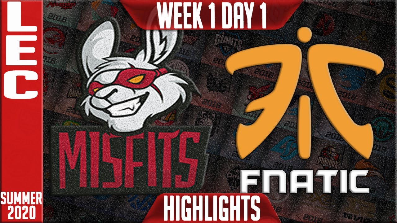 MSF vs FNC Highlights | LEC Summer 2020 W1D1 | Misfits Gaming vs Fnatic
