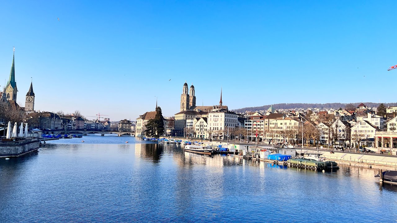 Zürichsee (Lake Zurich) Switzerland -- sights and sounds.