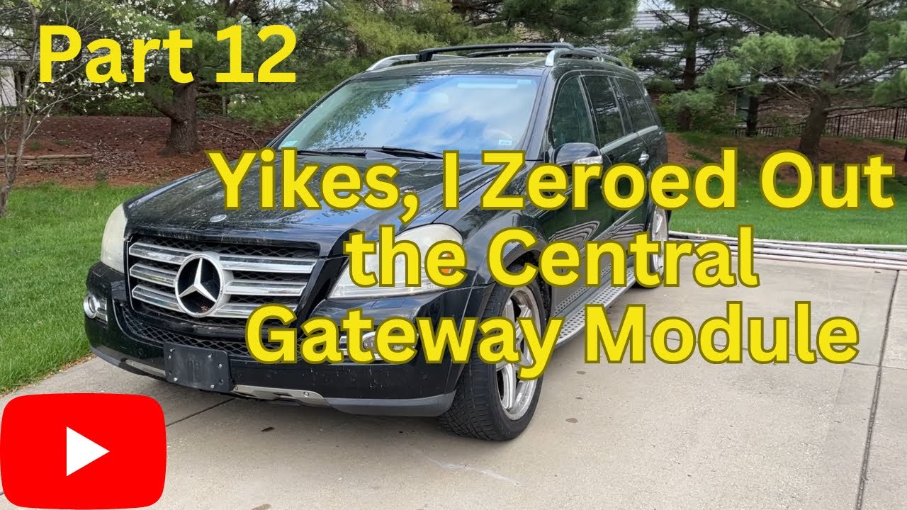 Ой. Я обнулил центральный модуль шлюза в своем Mercedes Benz GL550 X164.