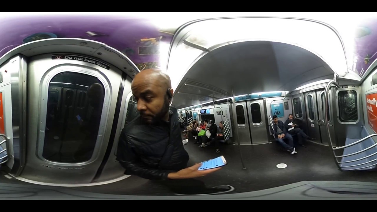 Take a 360° virtual reality ride on a new york subway