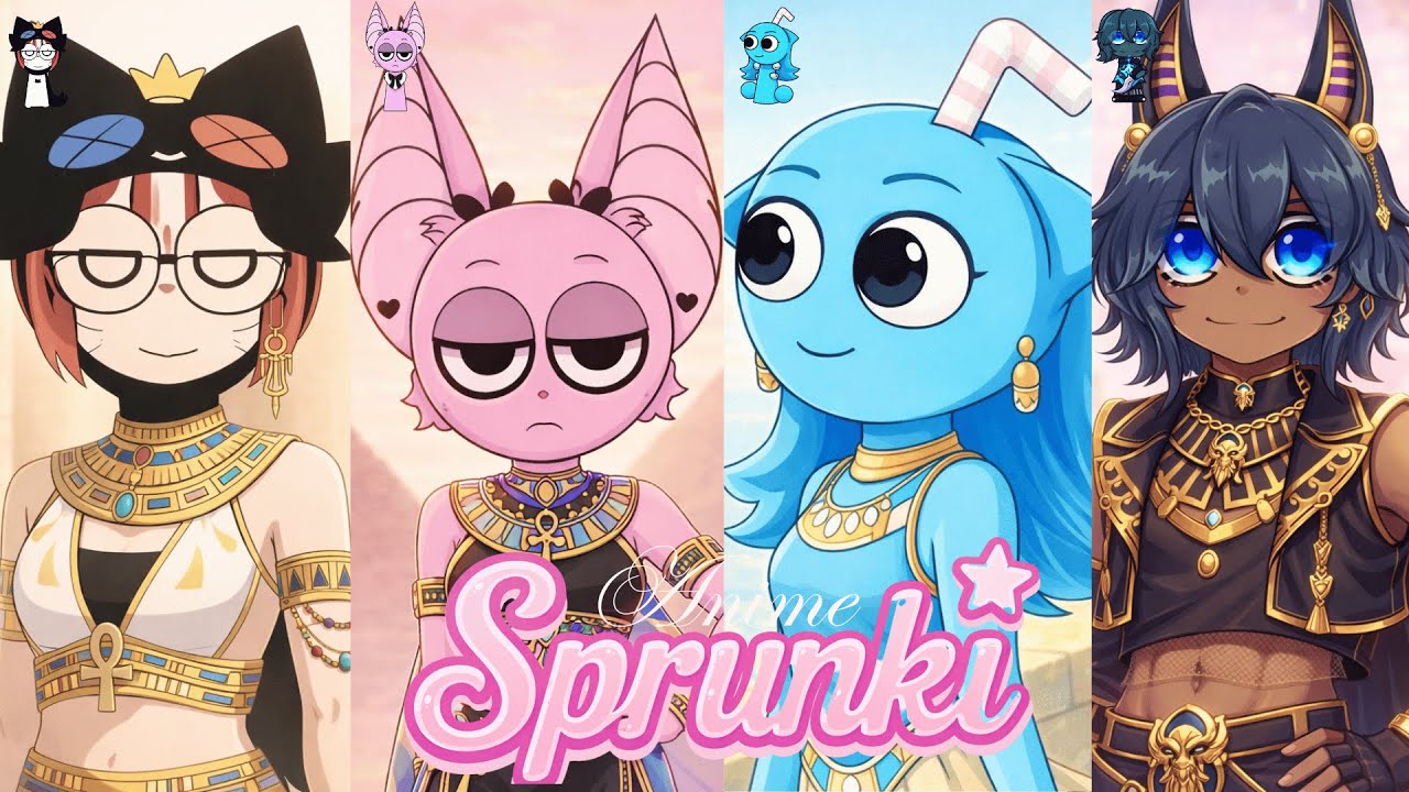 🐫🌈 SPRUNKI — Egyptian Dream Party 🏺✨ | Official Music Video 💖🎵
