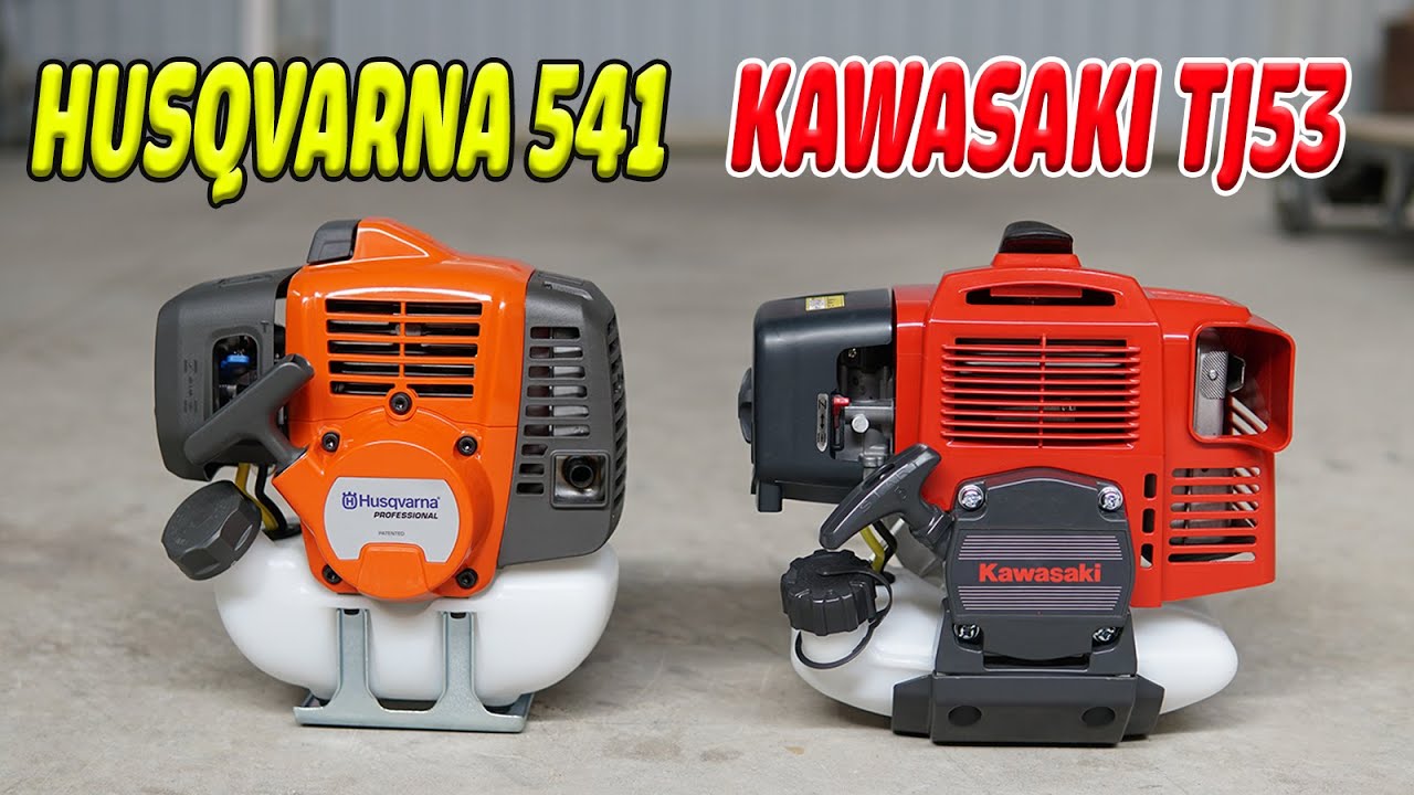 Máy CẮt Cỏ Kawasaki TJ53 Và Husqvarna 541 Thụy Điển | ĐÂU LÀ VÔ ĐỊCH