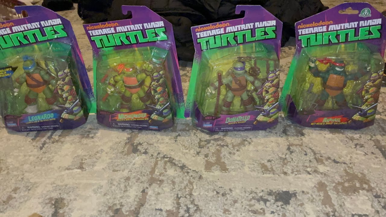 2012 TMNT TEENAGE MUTANT NINJA TURTLES PLAYMATES UNBOXING (14 YEARS LATER)