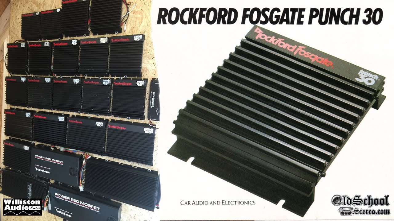 1989 Rockford Fosgate Punch 30 aka Peanut Amp Dyno Test - Williston Audio Labs Extra