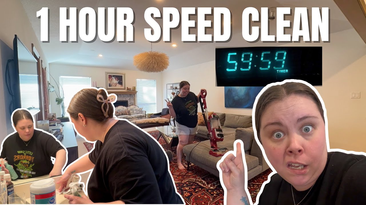 1 HOUR SPEED CLEAN with me! | Plus chats on finding balance, and many a secret Shelli cameo?!?