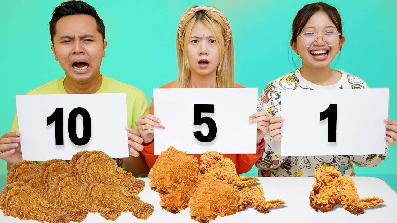 TANTANGAN MAKAN BUKA PUASA 1, 5 ATAU 10 AYAM MCD!! PERUT SAMPAI GAK KUAT!!