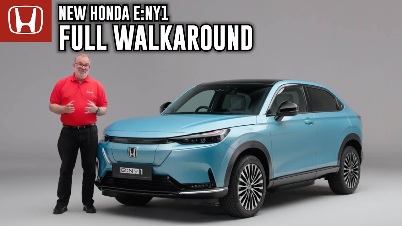 Официальная полная экскурсия по электровнедорожнику Honda e:Ny1 — технологии, характеристики и ди...