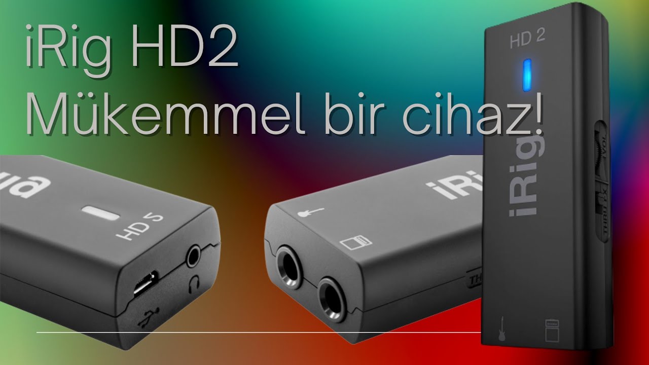 Hem Ses Kartı! Hem Gitar Amfisi! iRig HD2