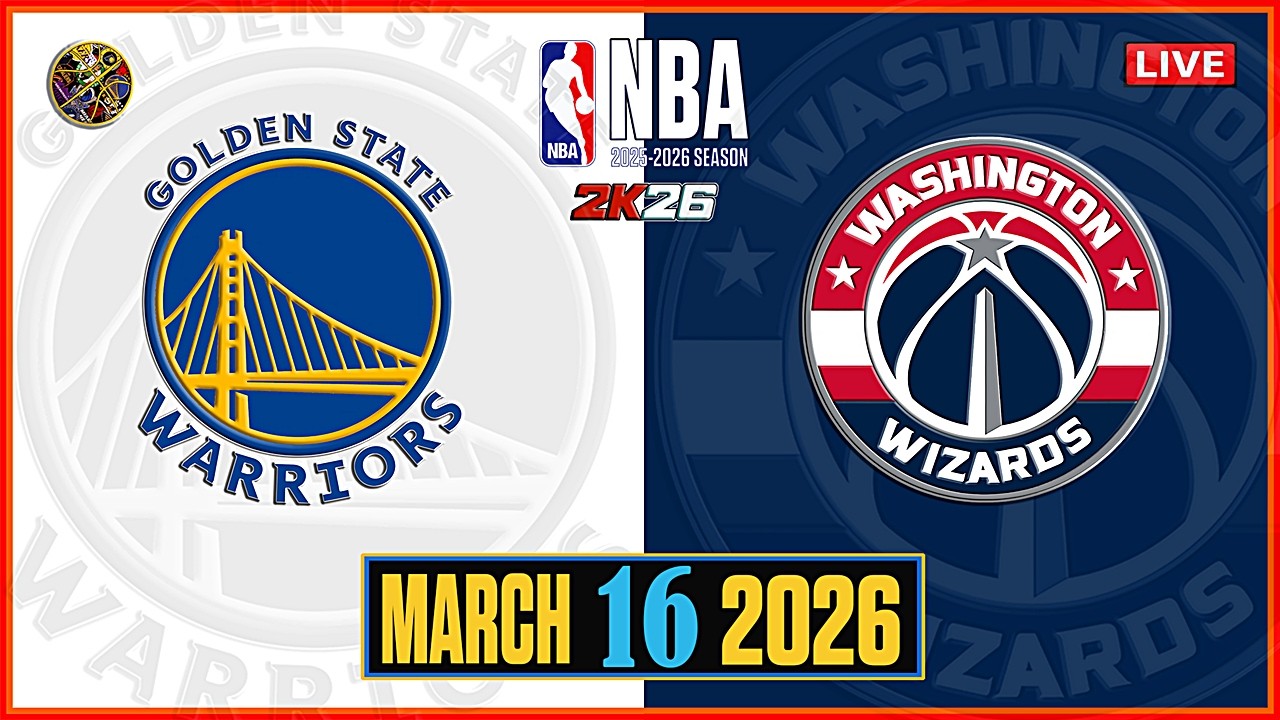 «Уорриорз» против «Уизардс» | Полная запись матча НБА | 16 марта 2026 г. | NBA 2K26 |