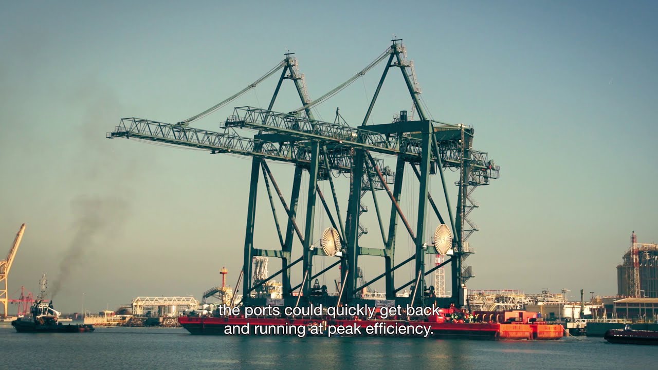 Noatum-Actanis - Relocating harbor cranes in one piece