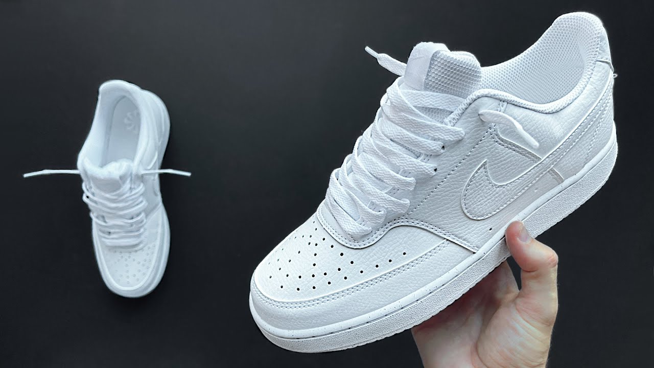 HOW TO LACE NIKE COURT VISION LOW LOOSELY (COOL WAY)