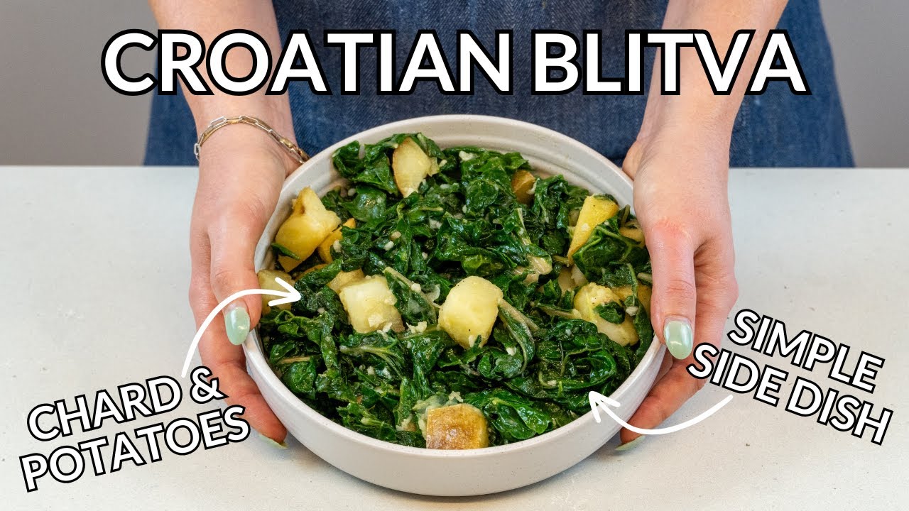Croatian Blitva: Swiss Chard & Potatoes (Simple Side Dish!)