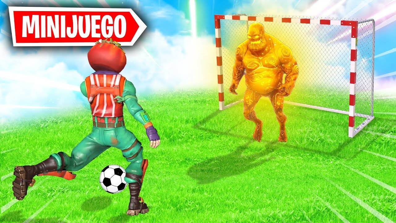 FÚTBOL EN FORTNITE Y MI EXPERIENCIA EN LA TV 📺 *NUEVO* Minijuegos Battle Royale