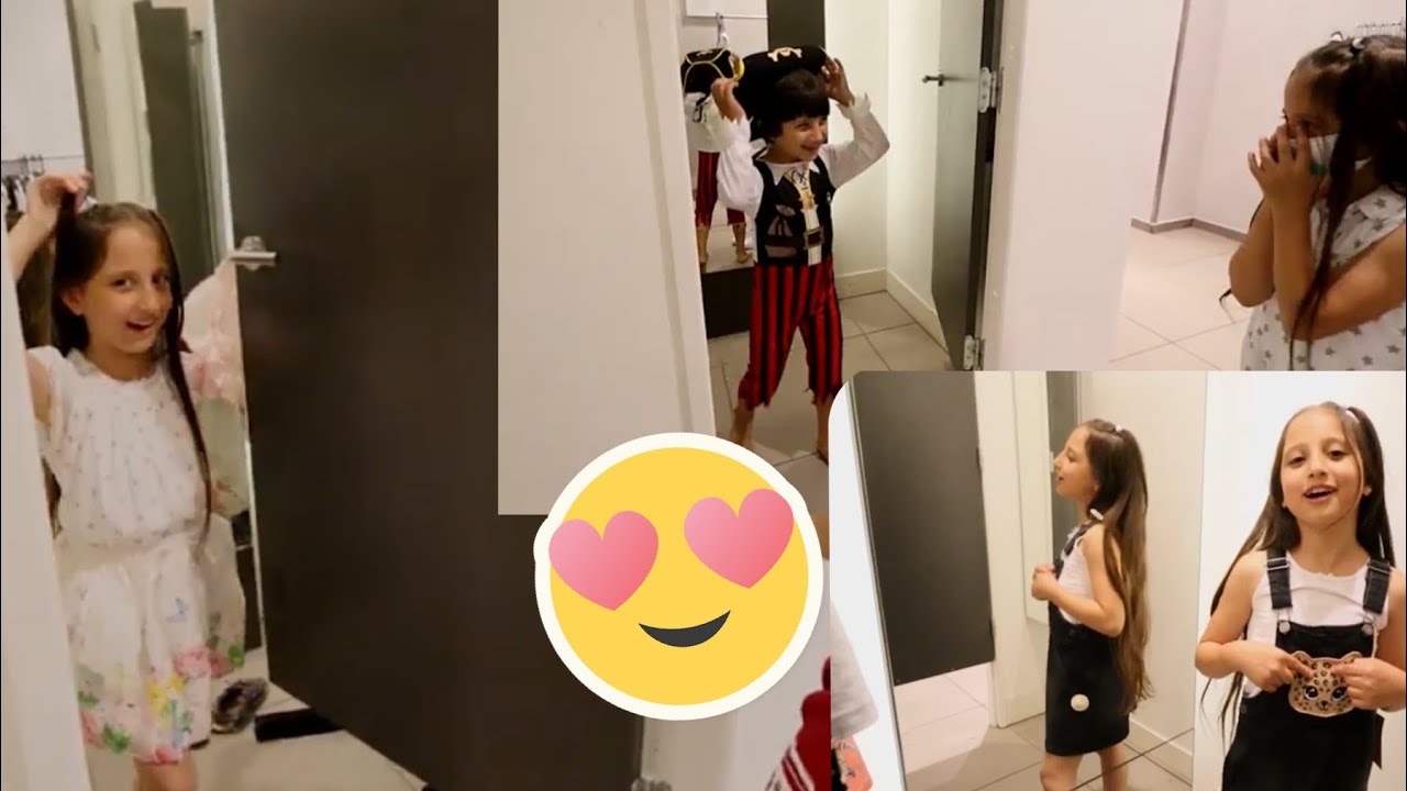رودينا و حيدر اشتروا ملابس 🛍بدون كلمة لالالالا🙈