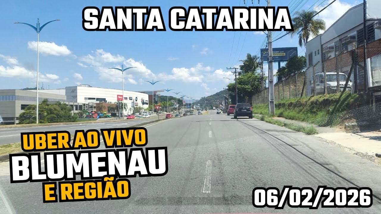 Ao vivo pelas ruas de Santa Catarina