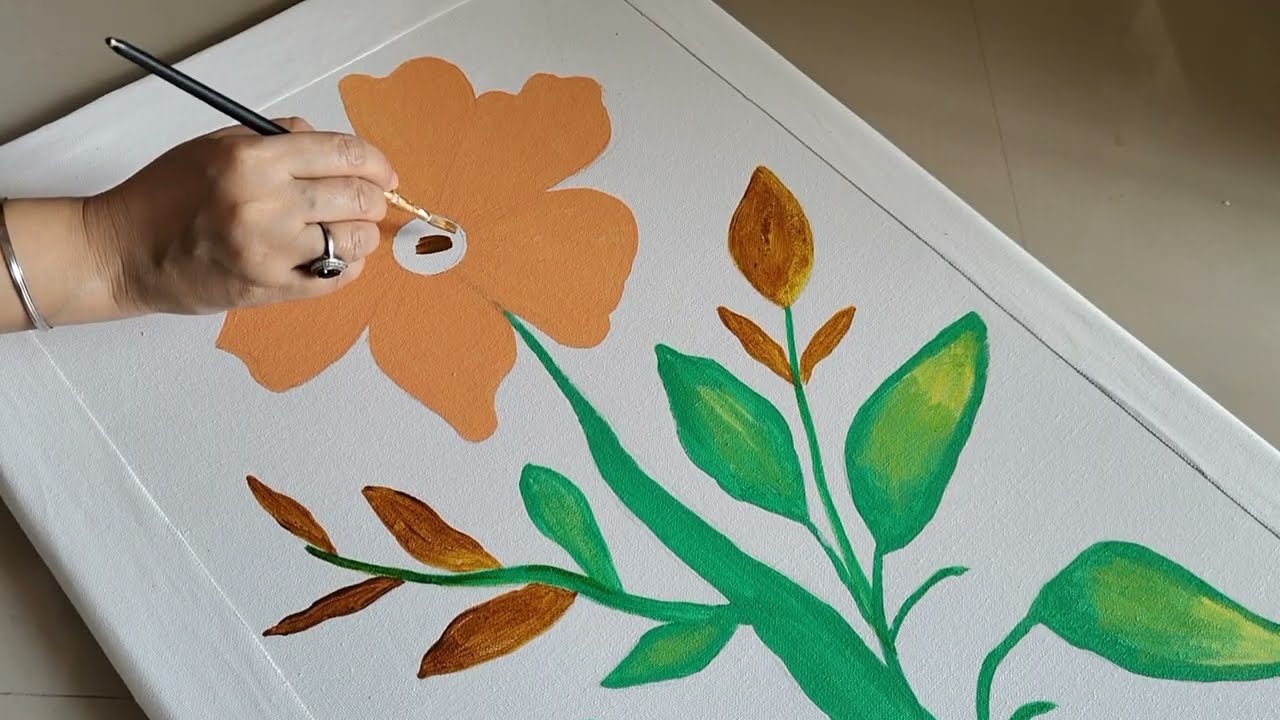 A beautiful painting with large canvas for home decor। इसे नहीं बनाया तो क्या बनाया@kirtismixedmagic