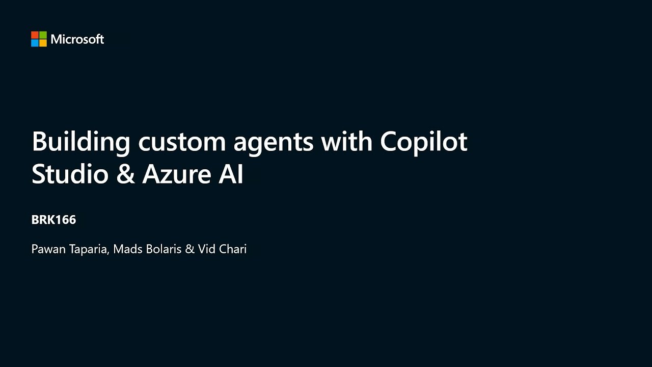 Better together: Copilot Studio and Azure AI | BRK166