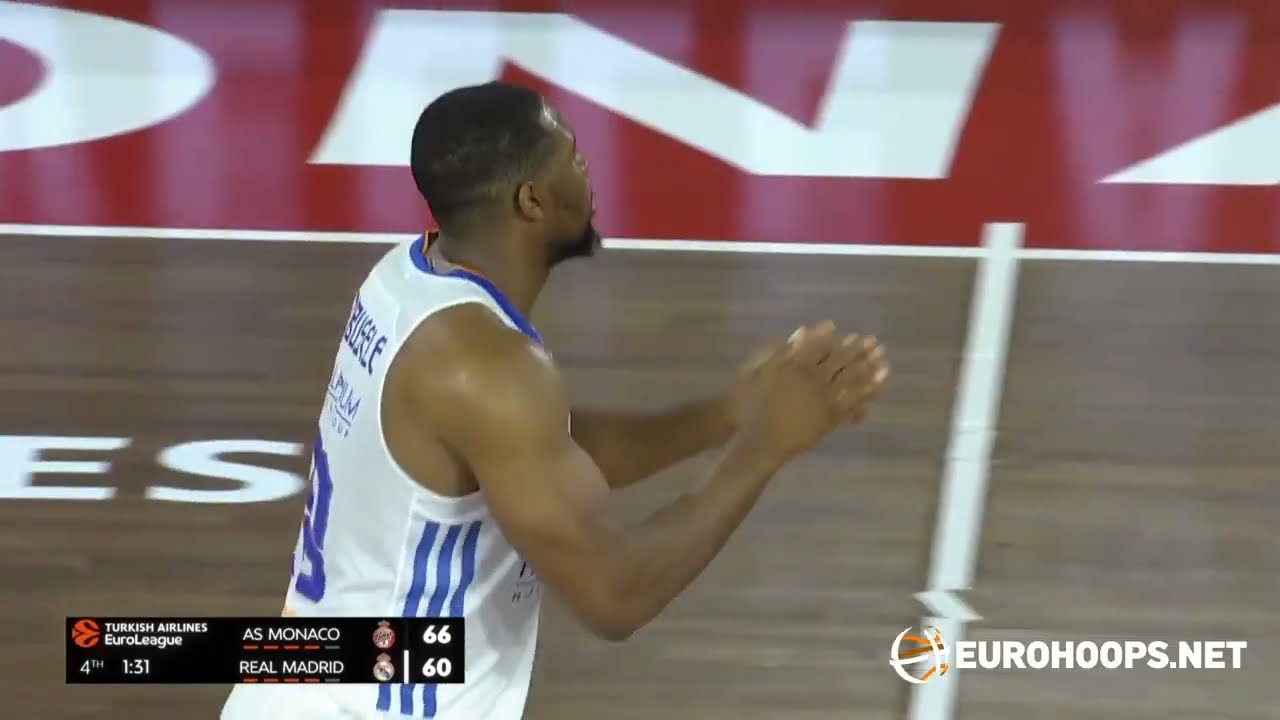 AS Monaco - Real Madrid 84-90 2ΟΤ: Guerschon Yabusele (18 points, 10 rebounds)