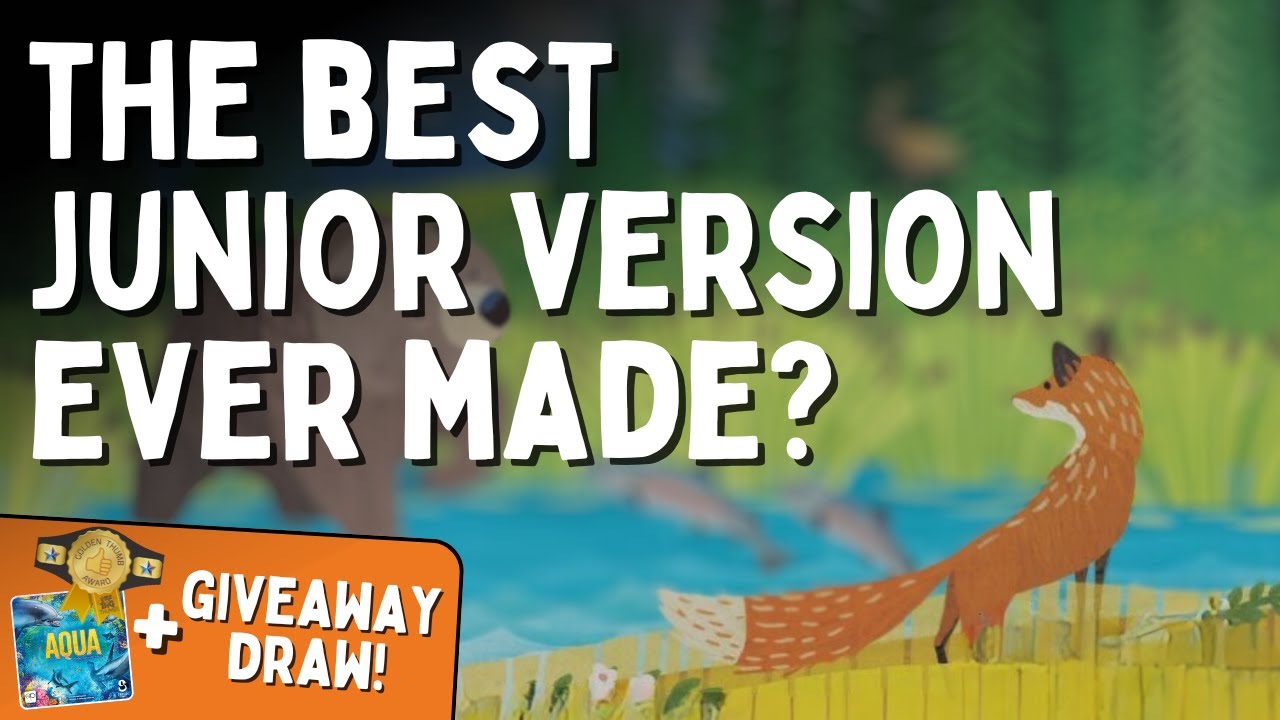 Cascadia Junior: The Best Children's Game of 2025 (so far)? PLUS Golden Thumb Giveaway Draw!