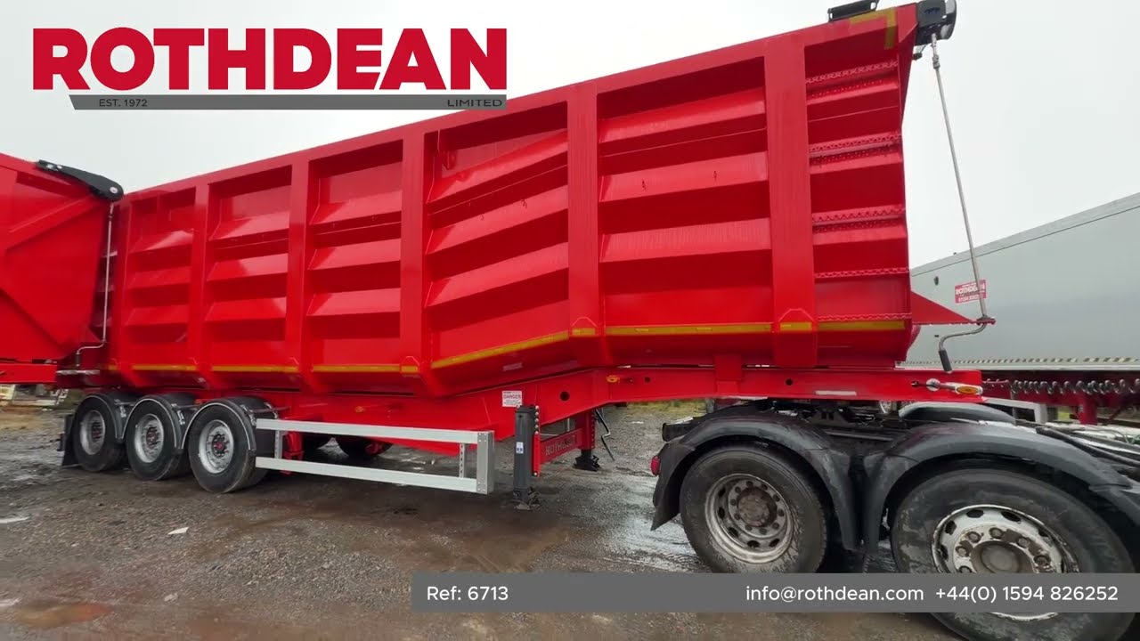 Ref 6714 -  2025 Rothdean Steel Tipper Trailer Walkaround