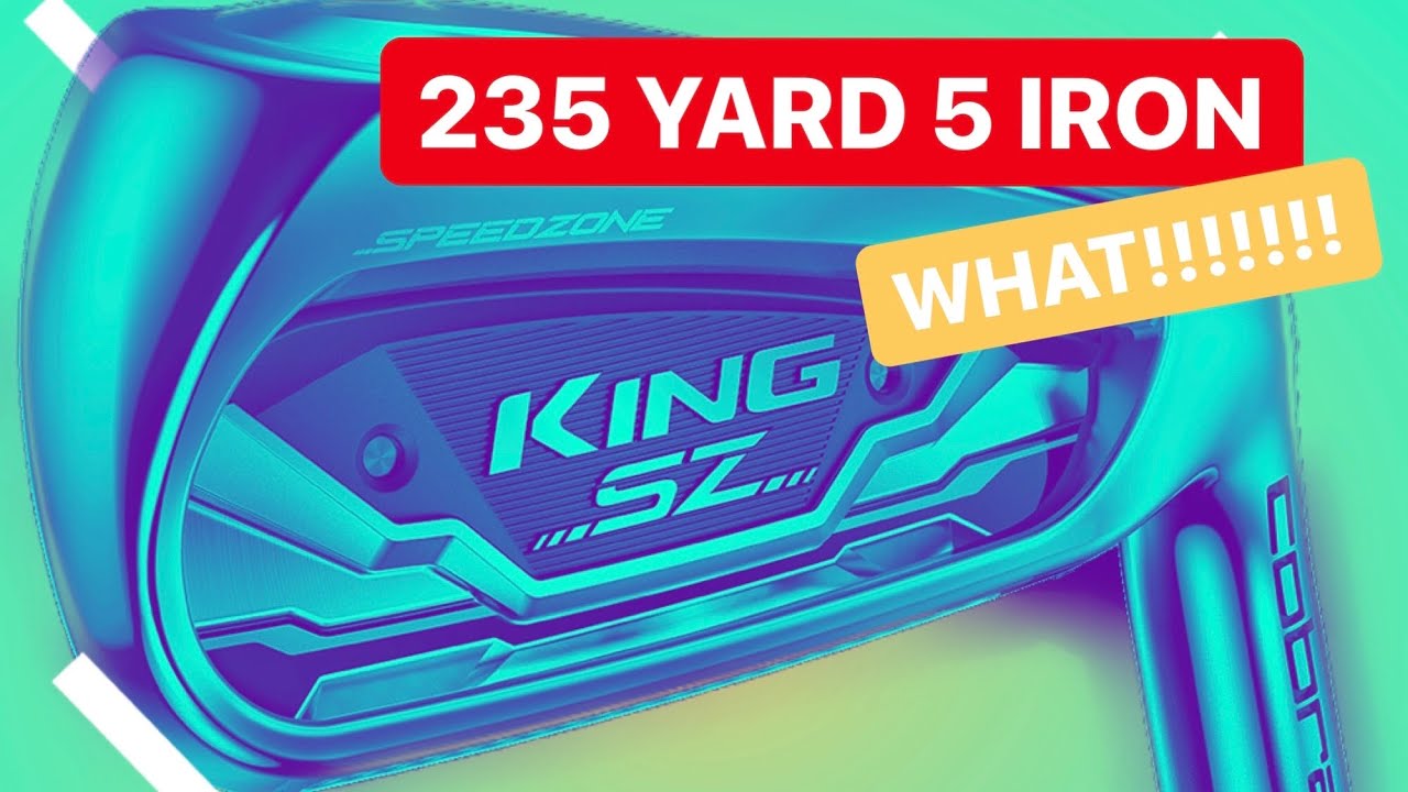 COBRA SPEEDZONE IRONS 235 YARD 5 IRON BOMBS WHAT