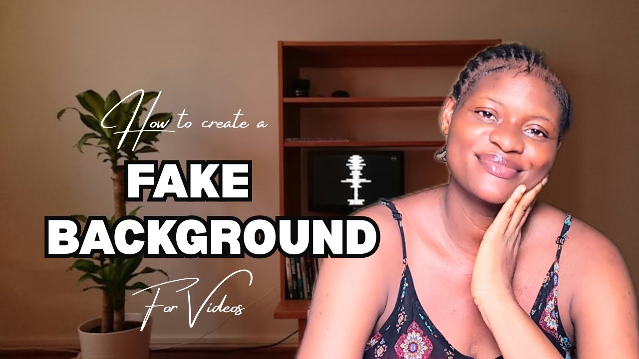 How to Create FAKE Backgrounds for YouTube Videos for FREE