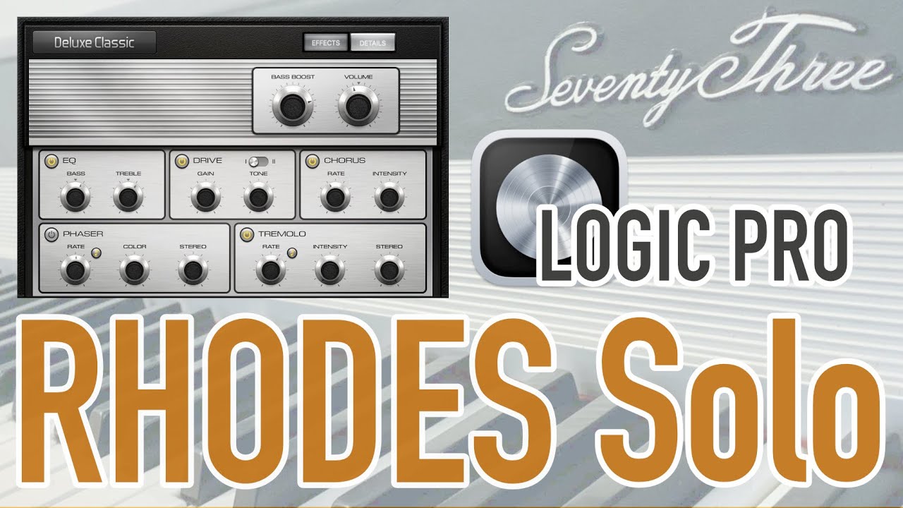Logic Pro Vintage ElectricPiano | RHODES Sounds Like This (Notes)