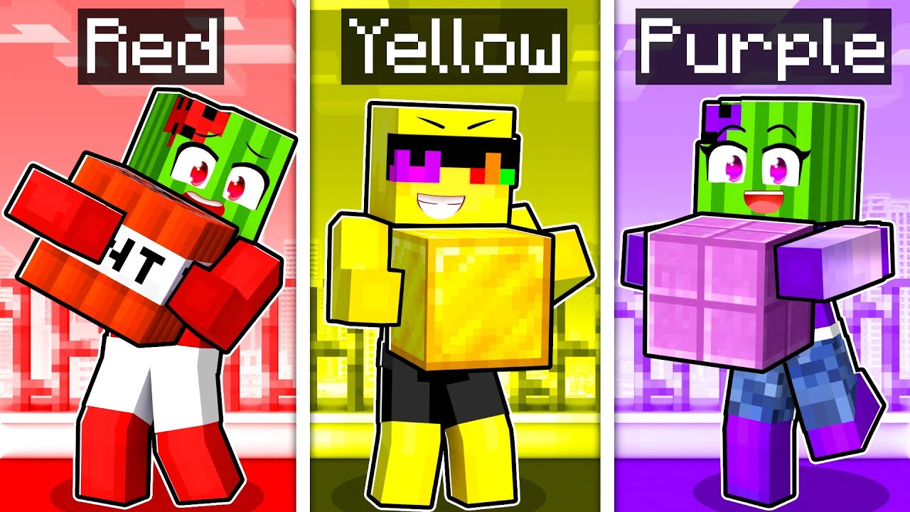 Using ONLY One Color In Minecraft!
