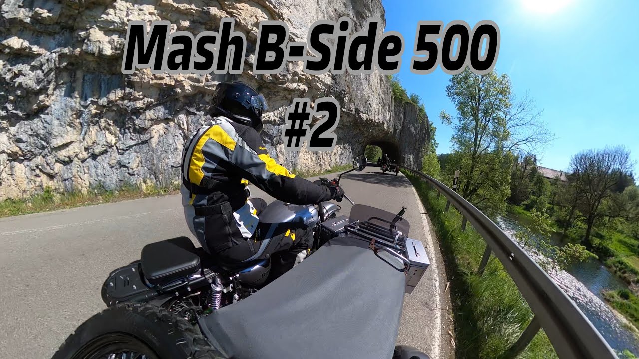 Mash B-Side 500 Gespann Tour durchs Donautal! (SWM Urban 525 / 520) Sidecar